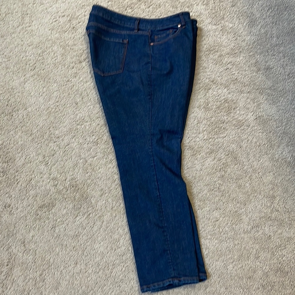 EUC Loft Dark wash curvy skinny jeans